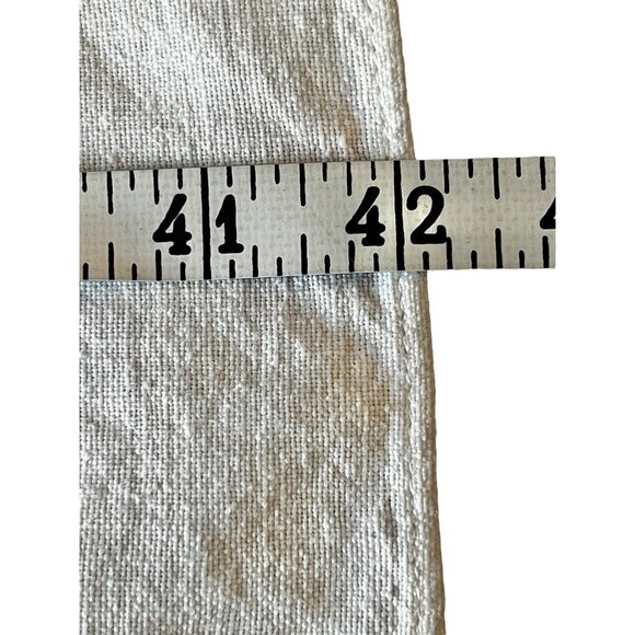 Mexican Table Runner 42X16.5 Nubby White Cotton w/ Red Green Yellow Blue VTG MCM - Picture 9 of 10